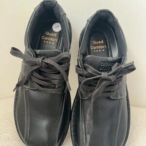 ⚫✒️Denver Hayes Quad Comfort Men's 7 Black Lace-Up Dressy Work Office Shoes